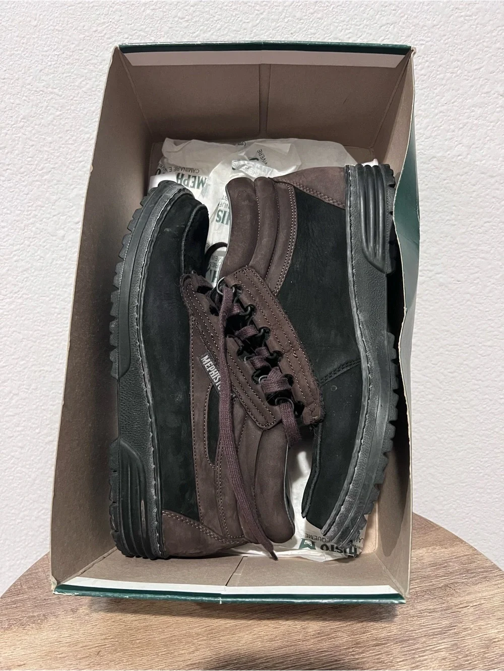 Mephisto Women’s Ankle Lace-Up Leather Hiking Boots US 8